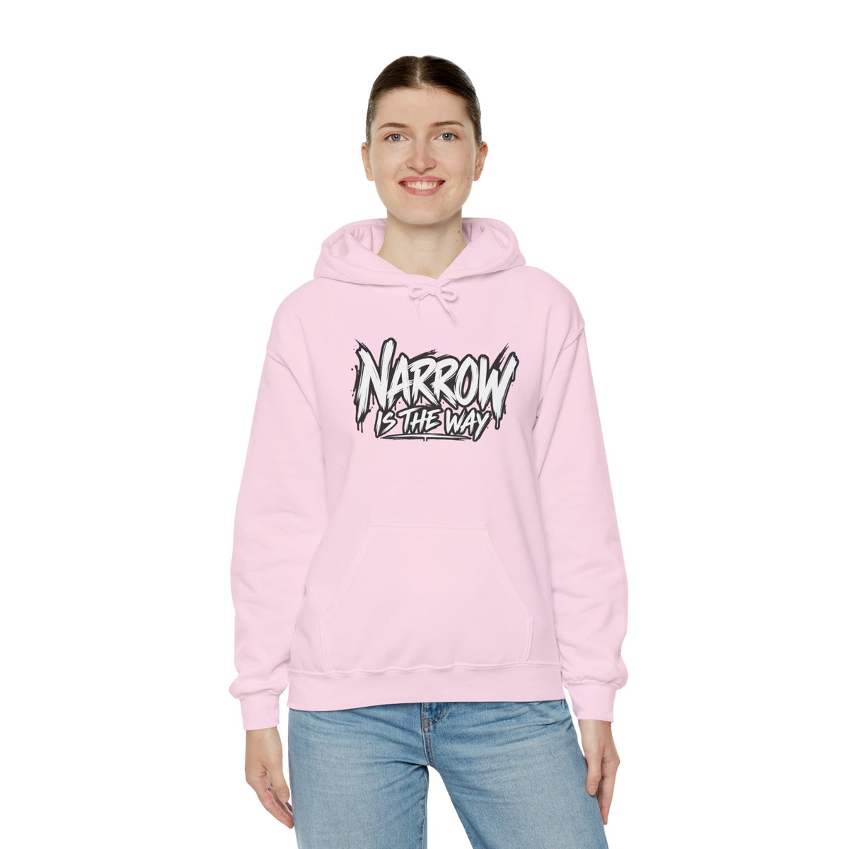 Narrow Is The Way Hoodie — Inspirational Christian Scripture Pullover