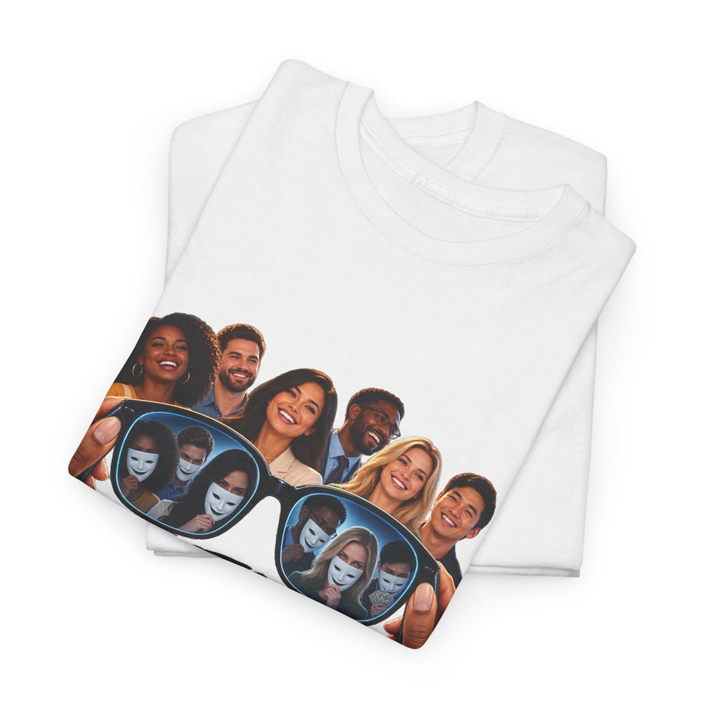 T-Shirt – “Put Your Glasses On” Graphic Tee (Funny Optical Illusion Design)
