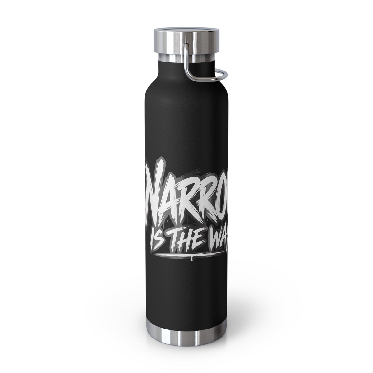 Insulated Water Bottle — 'Narrow Is the Way' Graphic 22oz