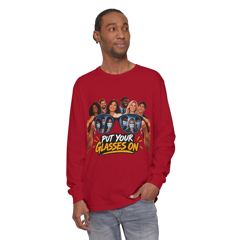 Put Your Glasses On Long Sleeve Tee