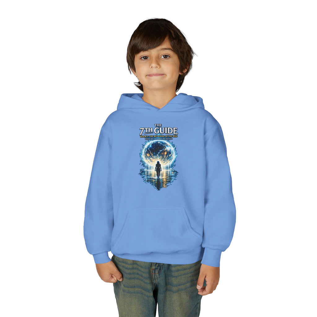 Youth Hoodie — "The Guide" Cosmic Portal Graphic Hoodie