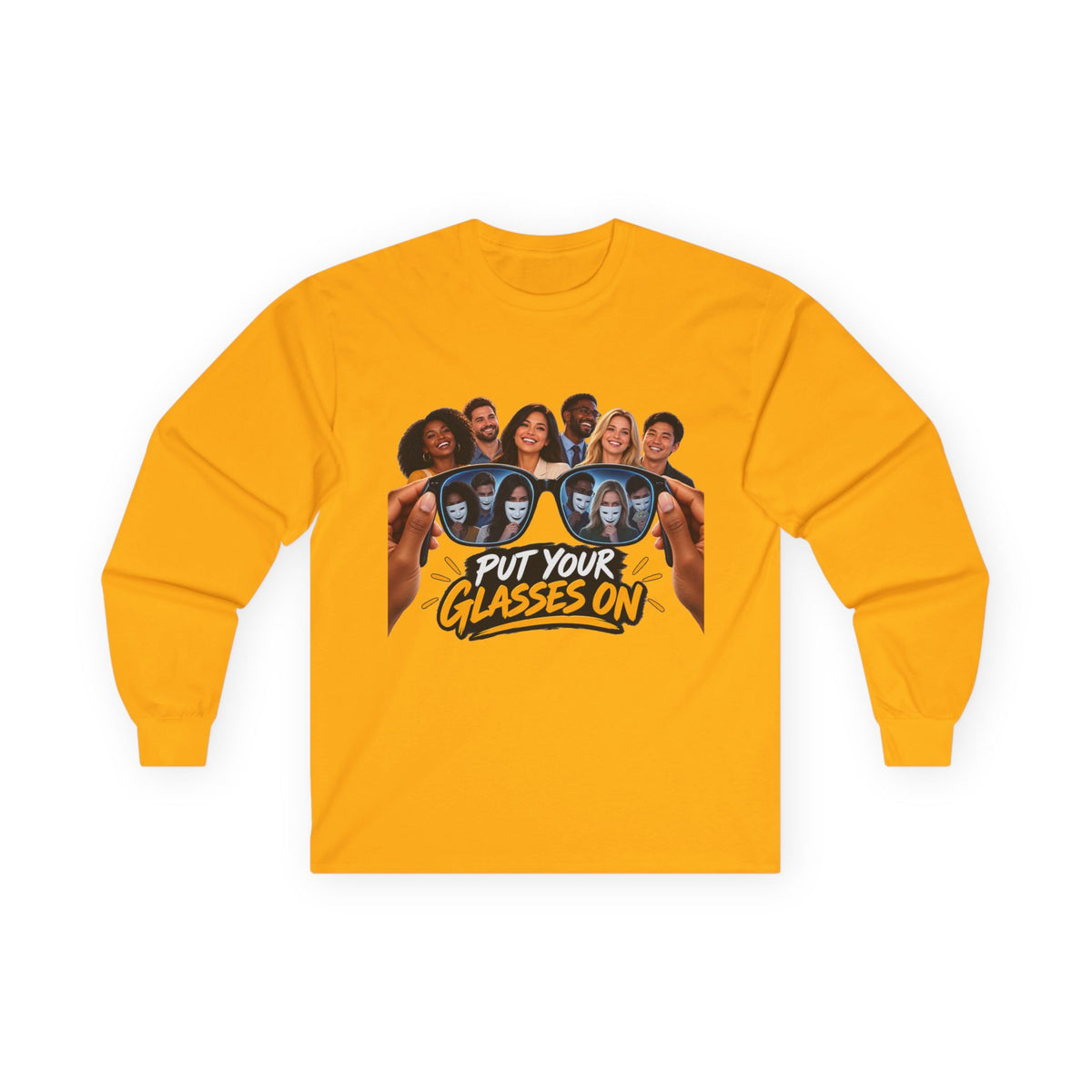 Put Your Glasses On Funny Movie-Inspired Long Sleeve Tee