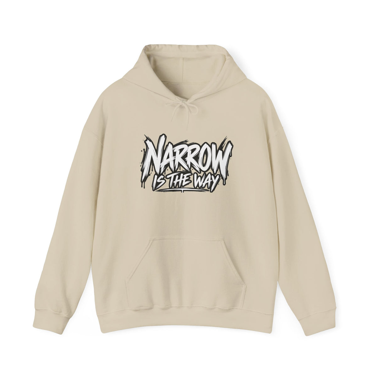Narrow Is The Way Hoodie — Inspirational Christian Scripture Pullover