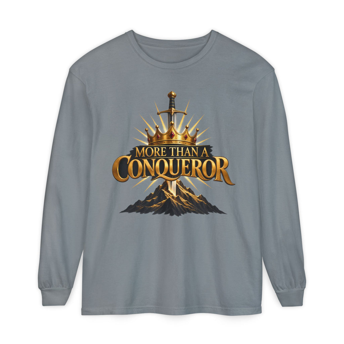 More Than A Conqueror Long Sleeve Tee