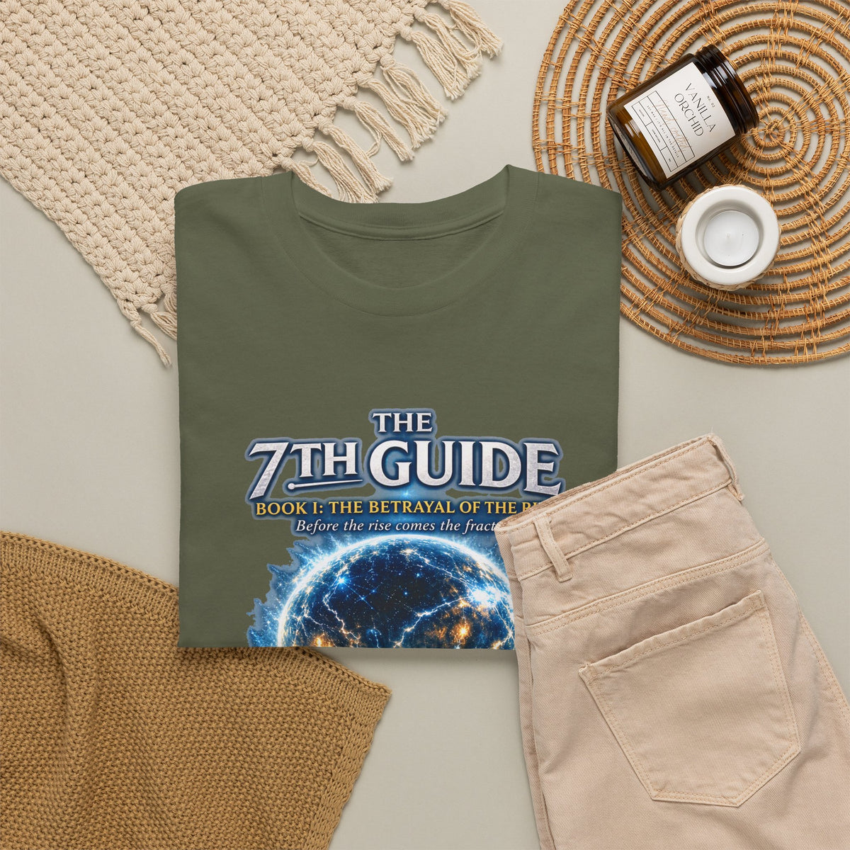 T-Shirt — "The 7th Guide" Cosmic Portal Design