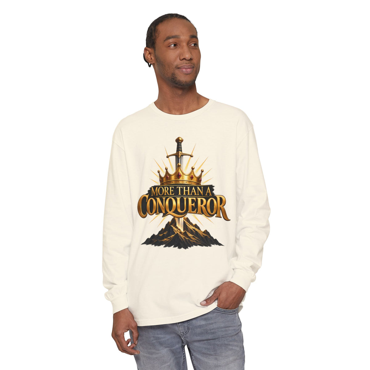 More Than A Conqueror Long Sleeve Tee