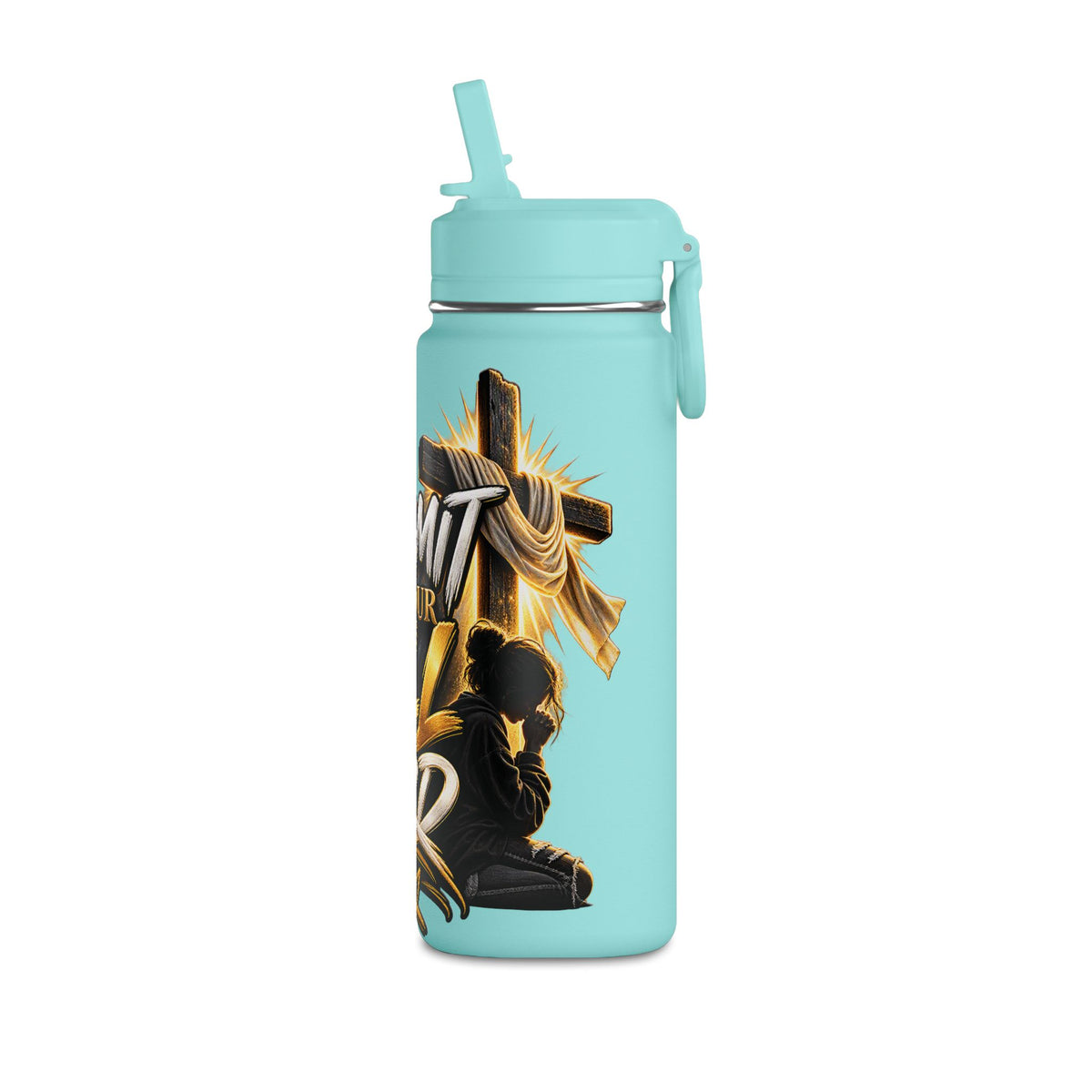 Copy of 20oz Stainless Water Bottle — "The 7th Guide" Sci‑Fi Book Artwork