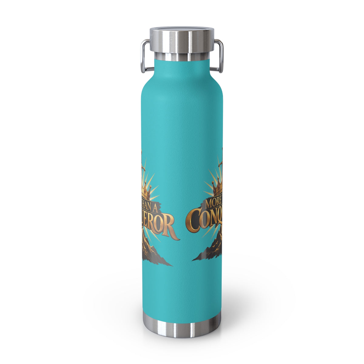 More Than a Conqueror Insulated Water Bottle