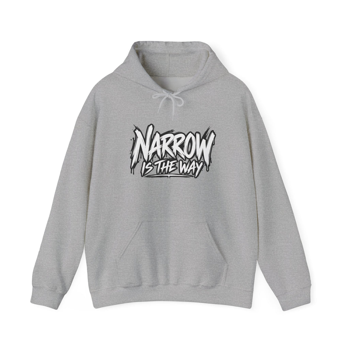 Narrow Is The Way Hoodie — Inspirational Christian Scripture Pullover