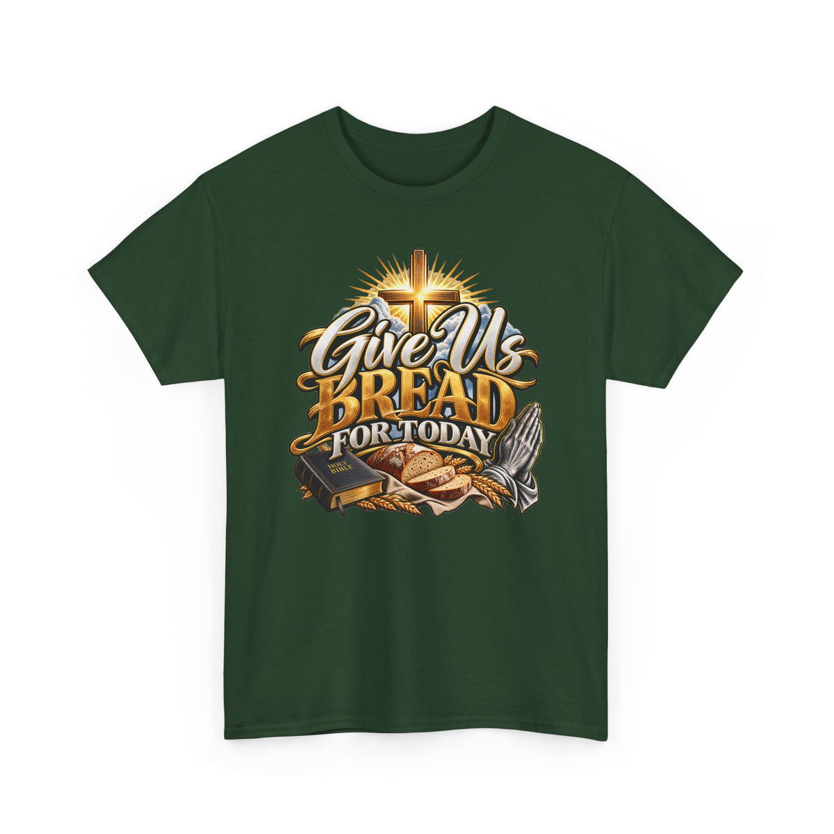 Give Us Bread Today Tee — Christian Faith Prayer T-Shirt