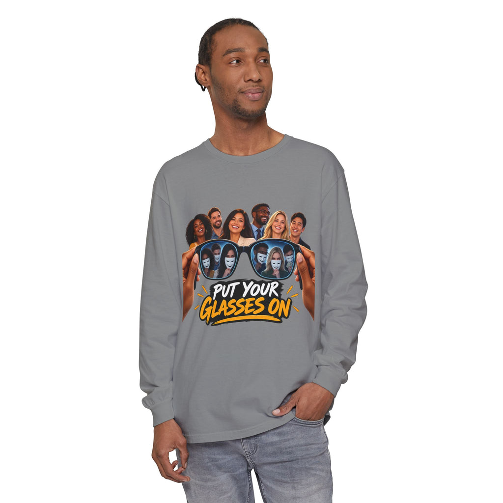 Put Your Glasses On Long Sleeve Tee