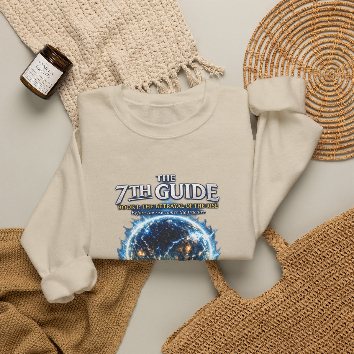 The 7th Guide Crewneck Sweatshirt — Fantasy Portal Graphic Sweatshirt