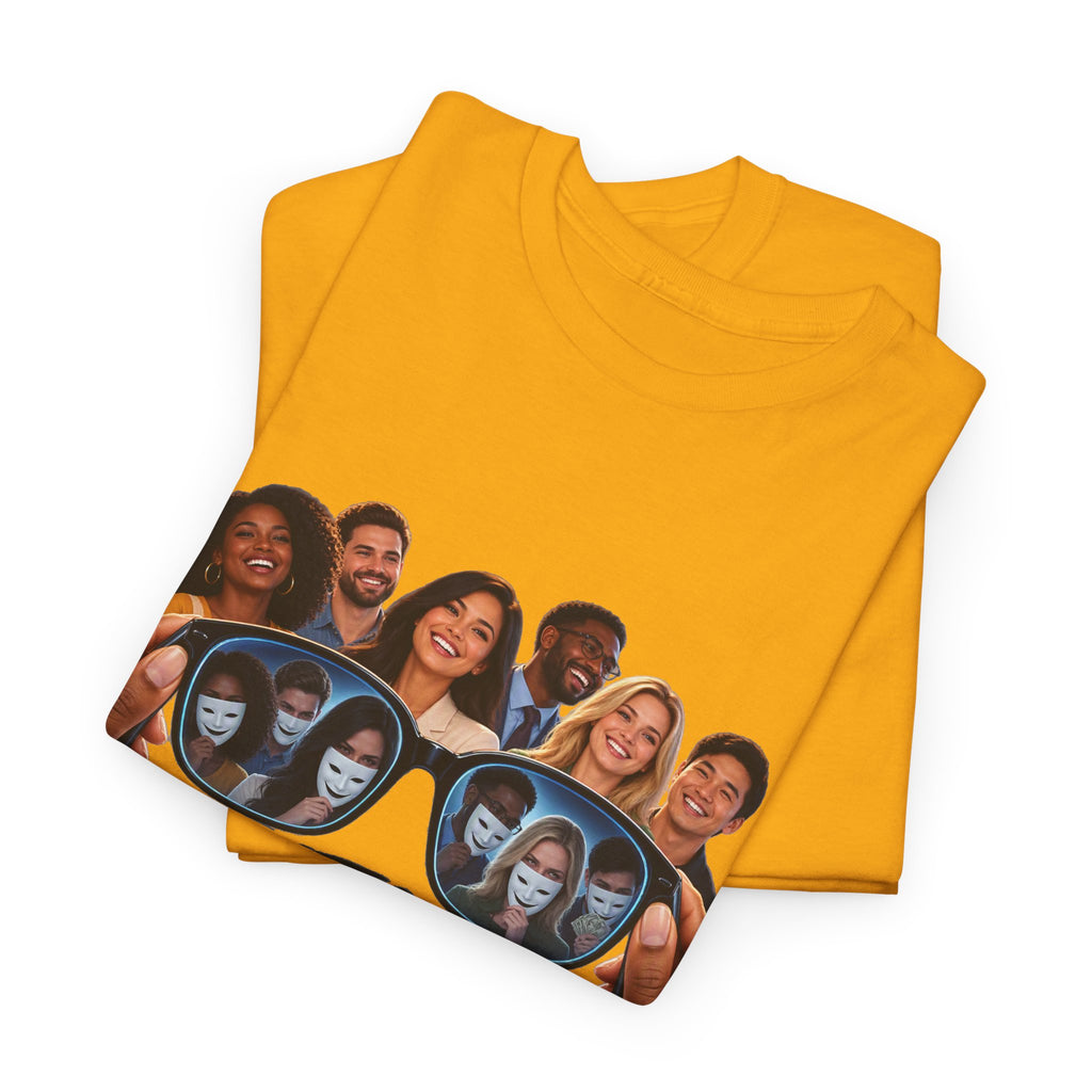 T-Shirt – “Put Your Glasses On” Graphic Tee (Funny Optical Illusion Design)