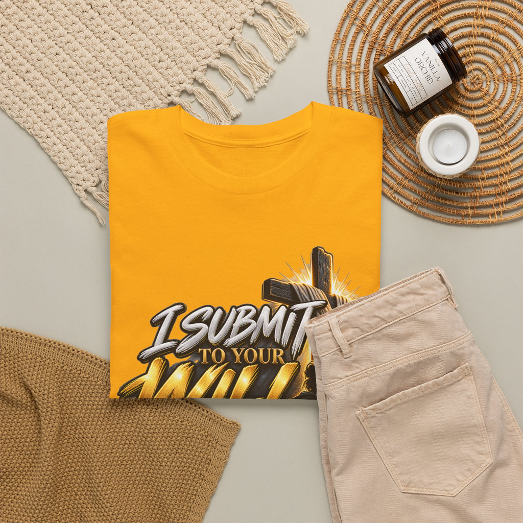 Christian T-Shirt — "I Submit to Your Will Lord" Graphic Tee