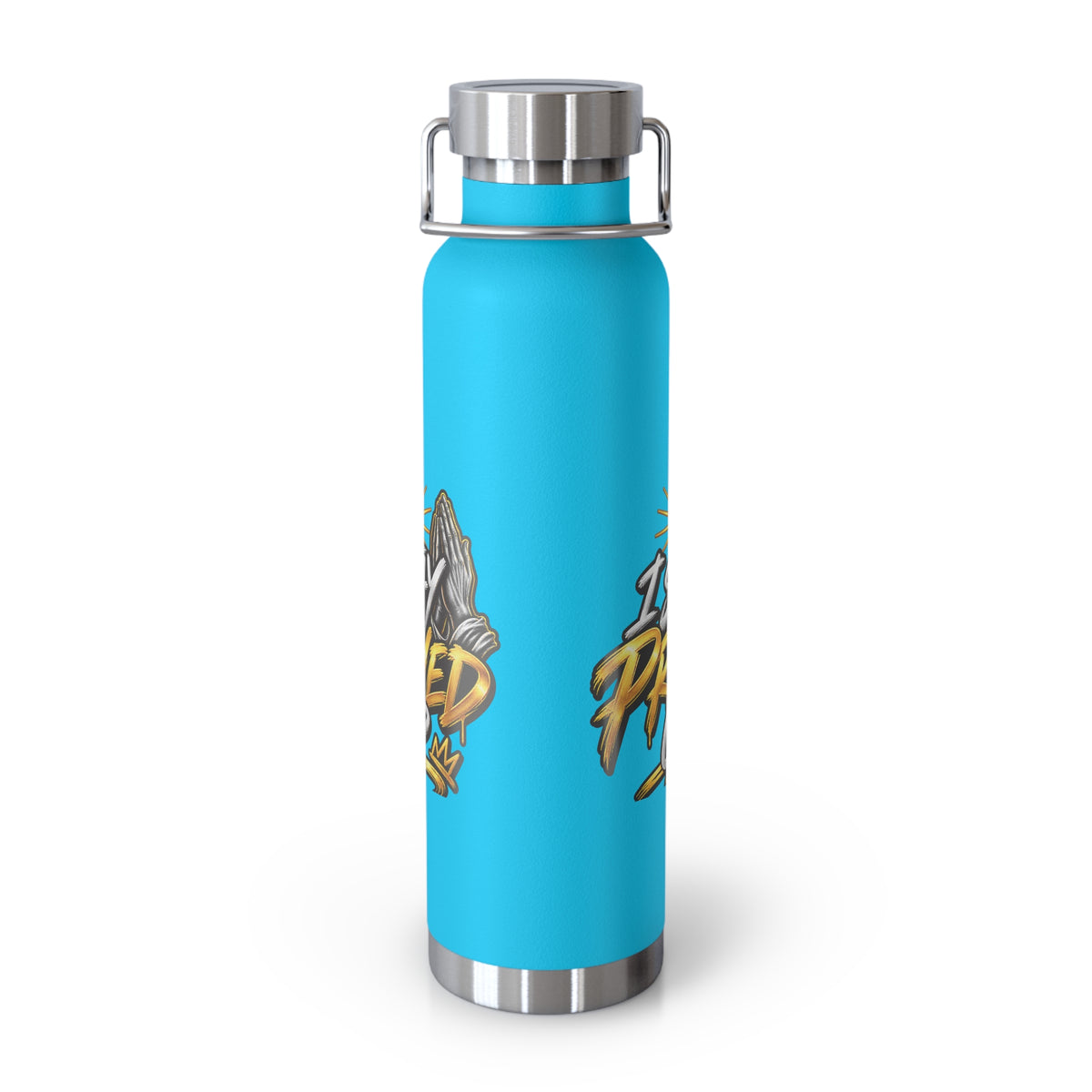 22oz Vacuum Bottle — "Stay Prayed Up" Faith Insulated Water Bottle