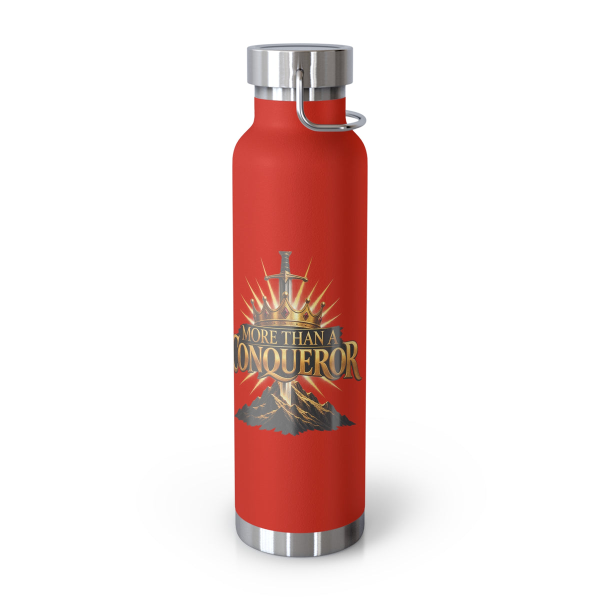 More Than a Conqueror Insulated Water Bottle