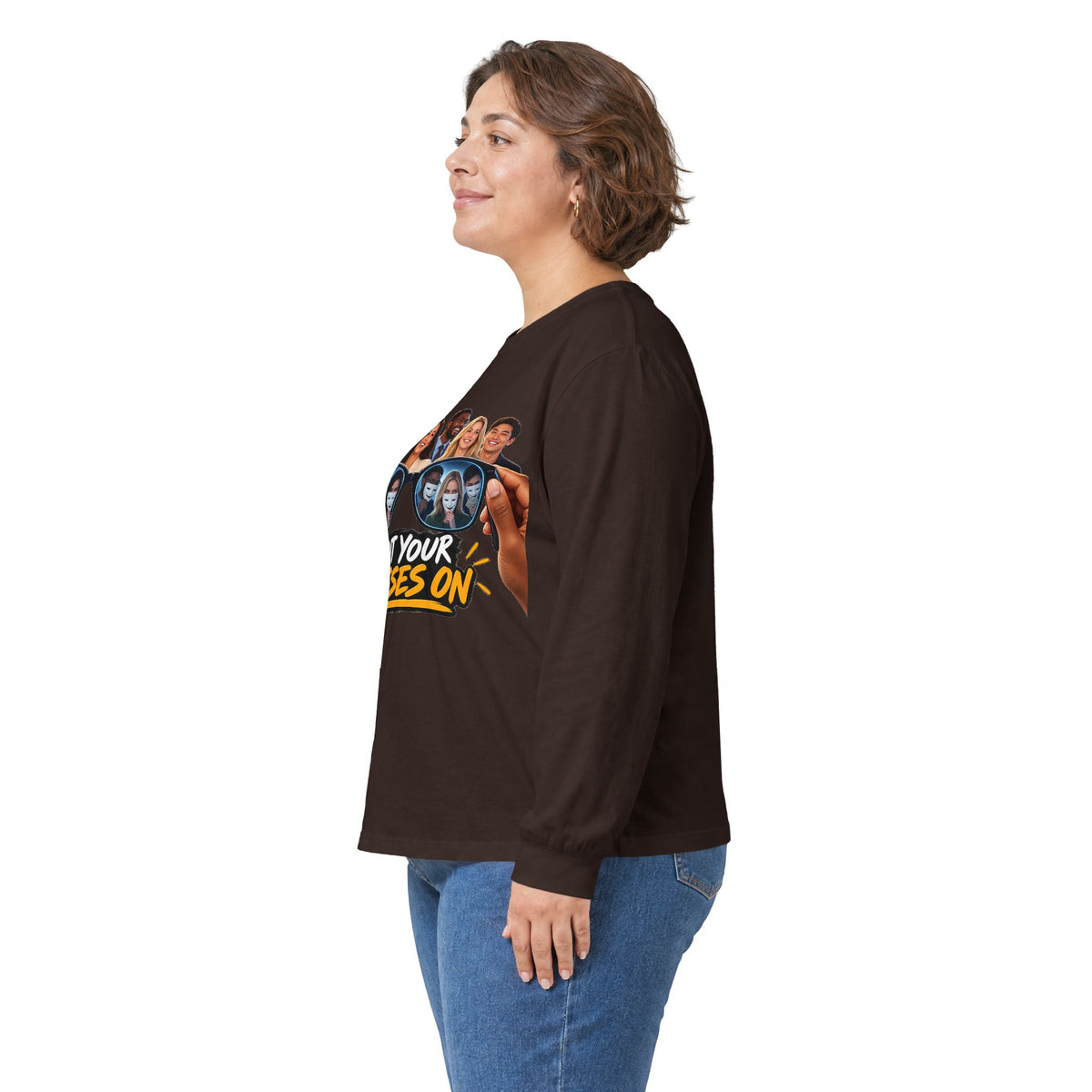 Put Your Glasses On Funny Movie-Inspired Long Sleeve Tee