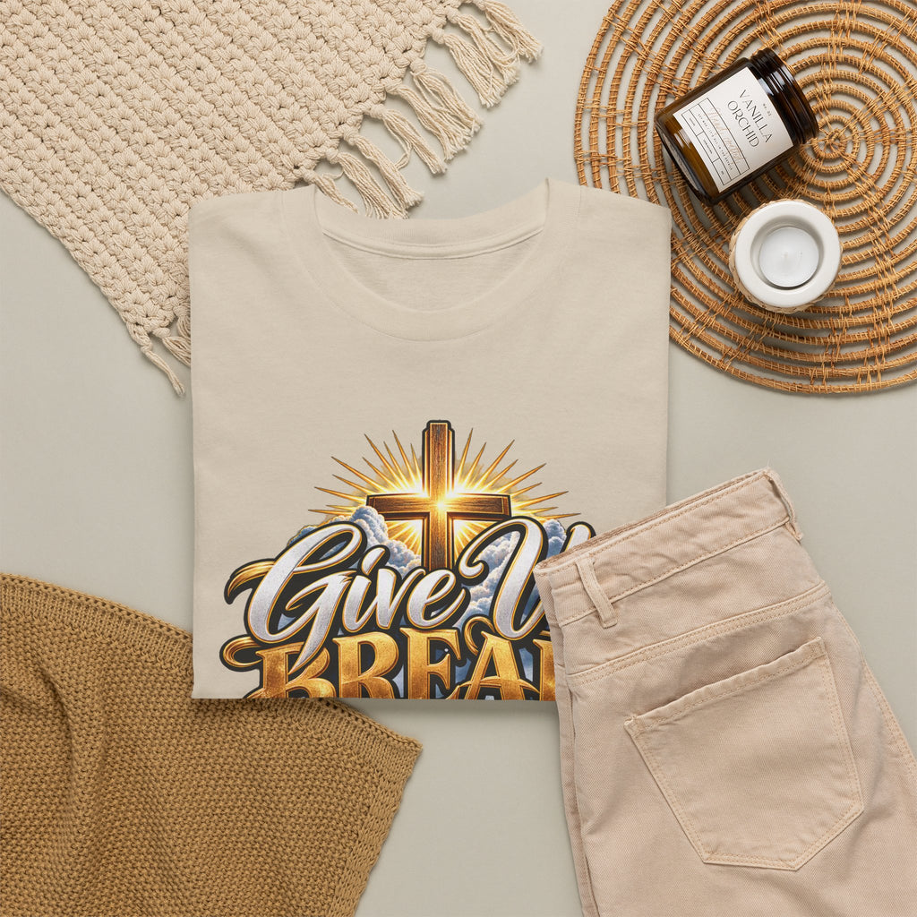Give Us Bread Today Tee — Christian Faith Prayer T-Shirt