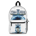 The 7th Guide Book I Backpack — Sci‑Fi Novel Cover Travel Backpack