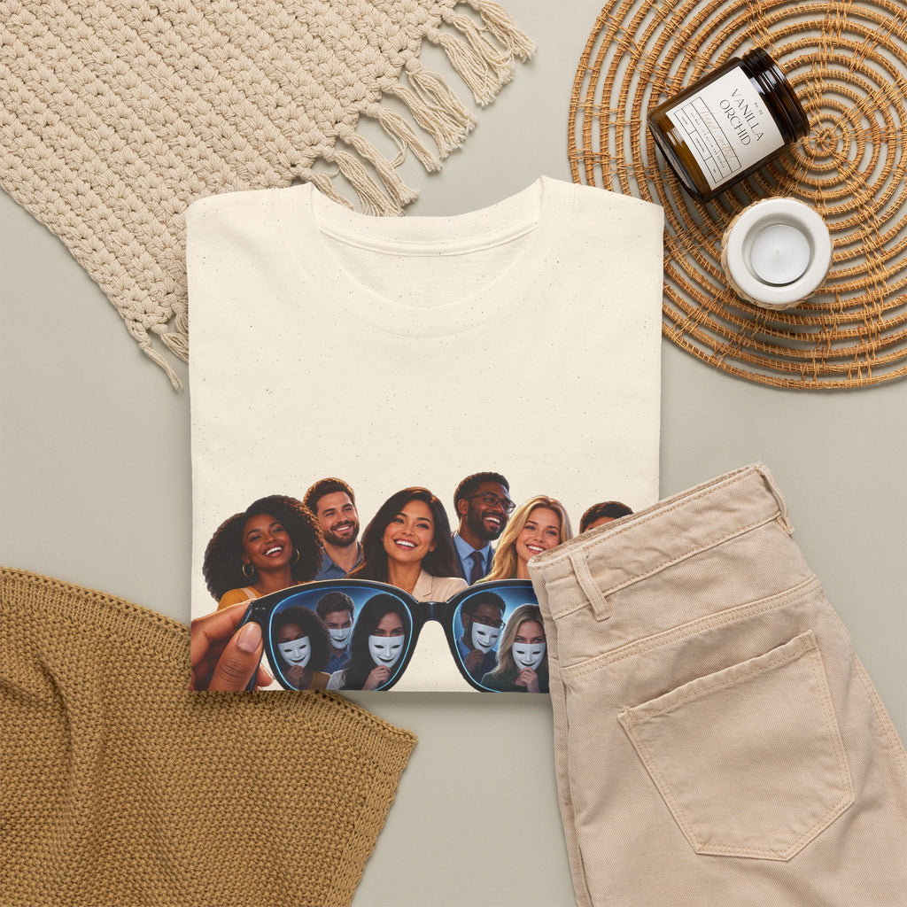 T-Shirt – “Put Your Glasses On” Graphic Tee (Funny Optical Illusion Design)