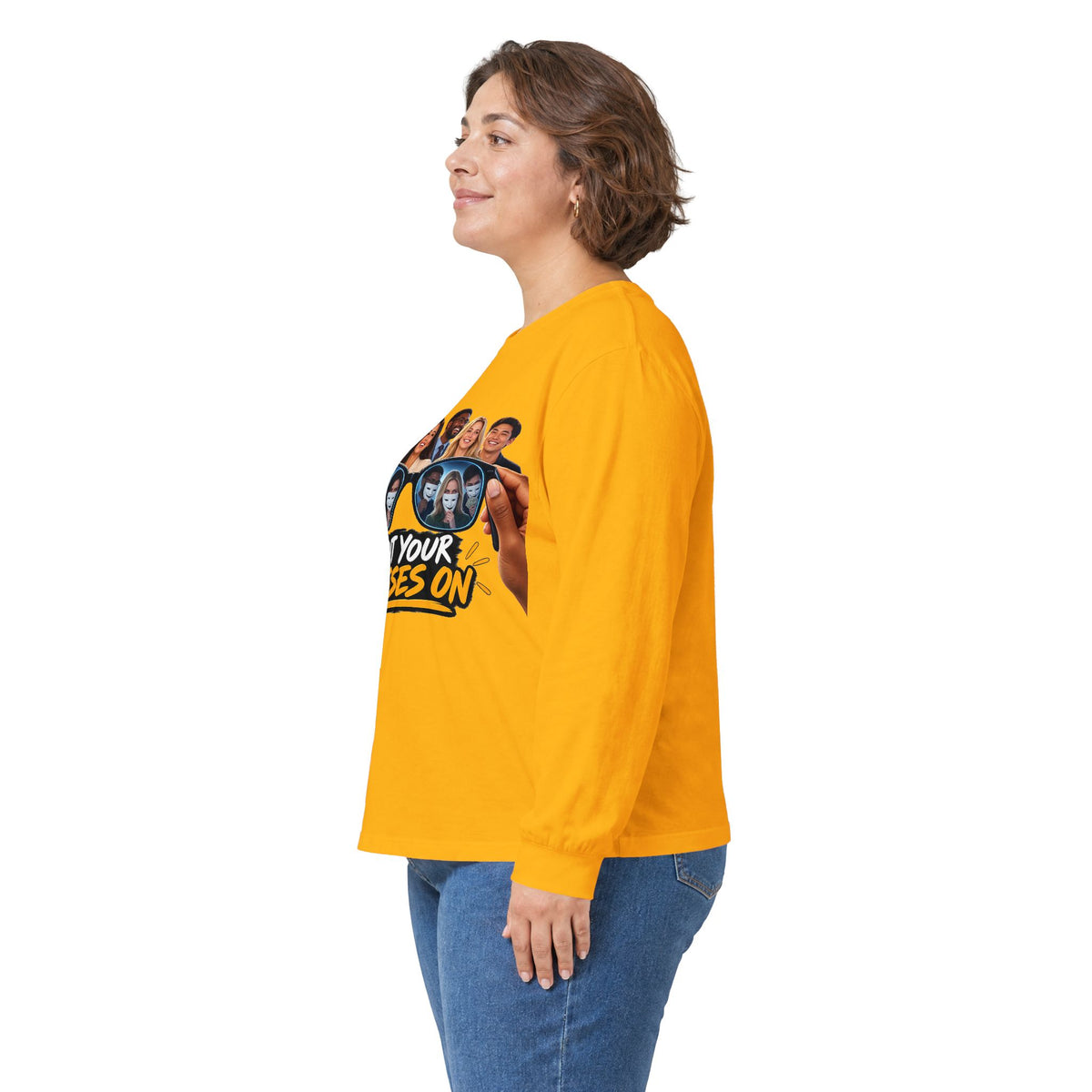 Put Your Glasses On Funny Movie-Inspired Long Sleeve Tee