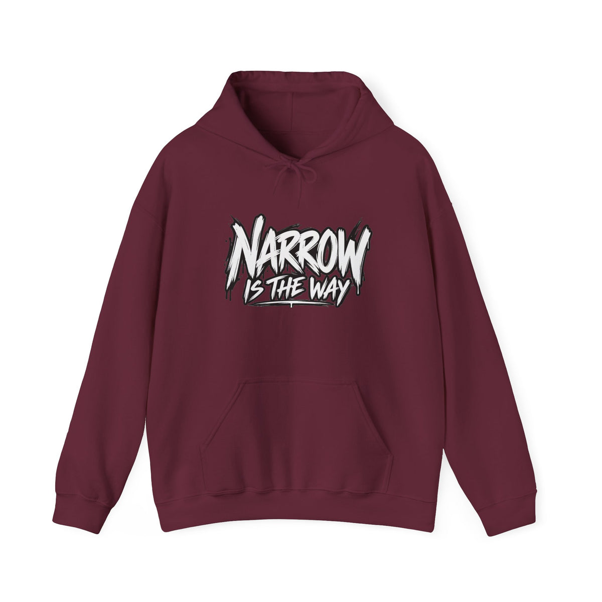 Narrow Is The Way Hoodie — Inspirational Christian Scripture Pullover