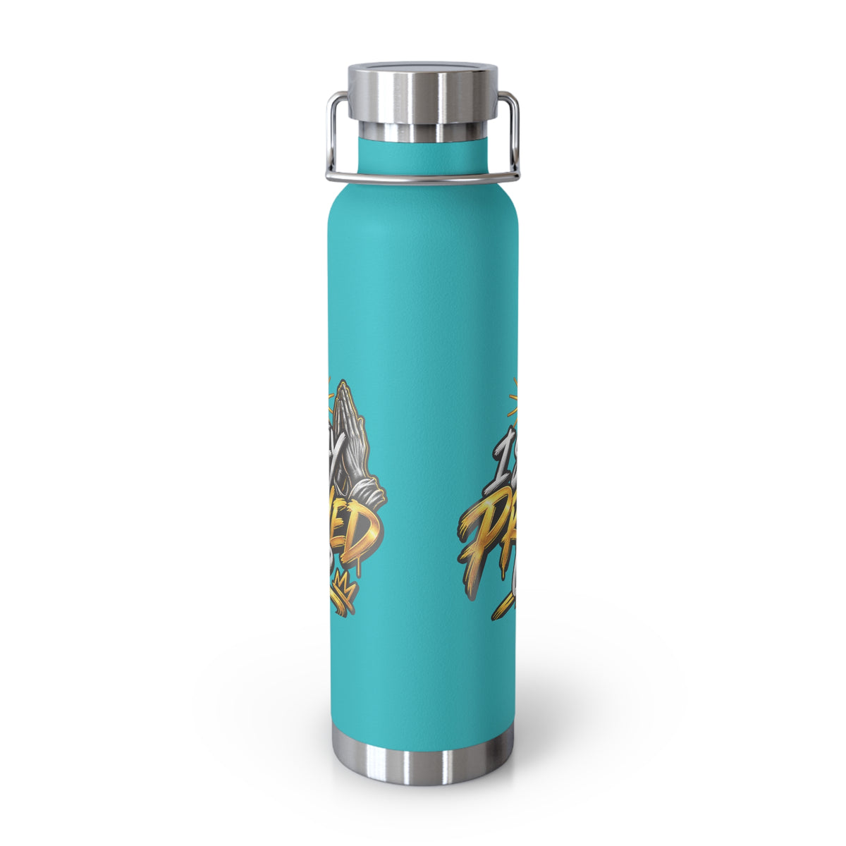 22oz Vacuum Bottle — "Stay Prayed Up" Faith Insulated Water Bottle
