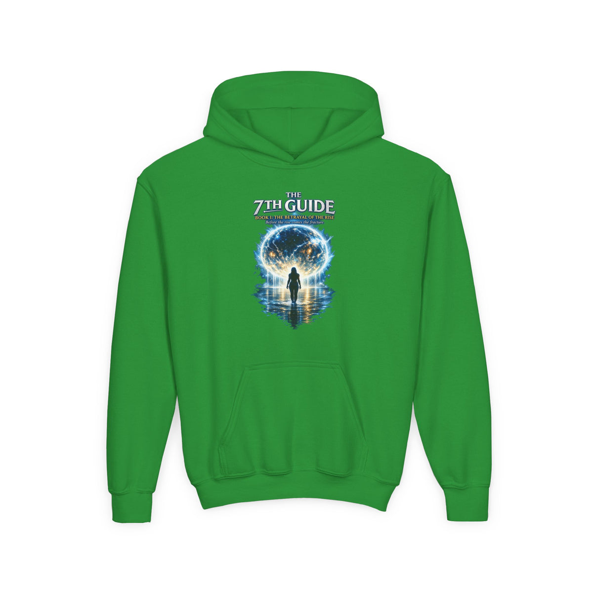 Youth Hoodie — "The Guide" Cosmic Portal Graphic Hoodie