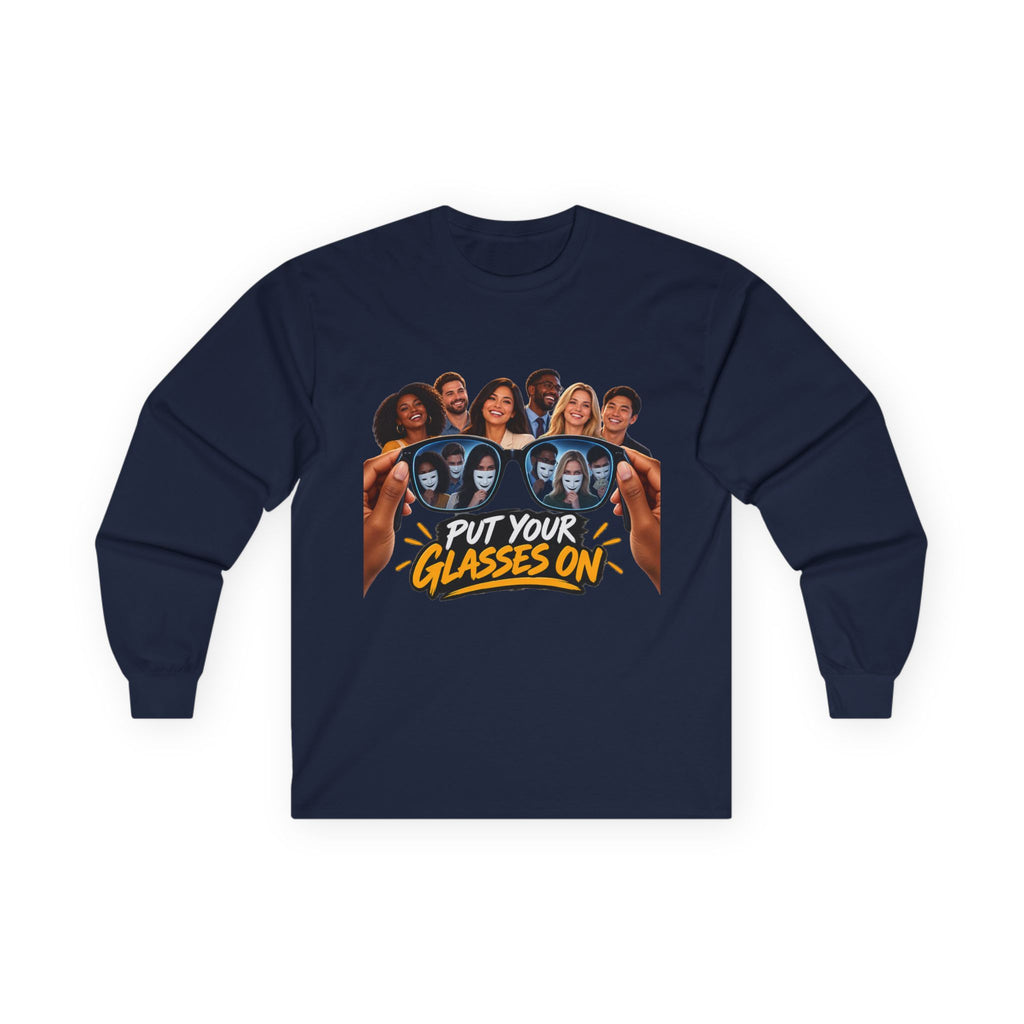 Put Your Glasses On Funny Movie-Inspired Long Sleeve Tee
