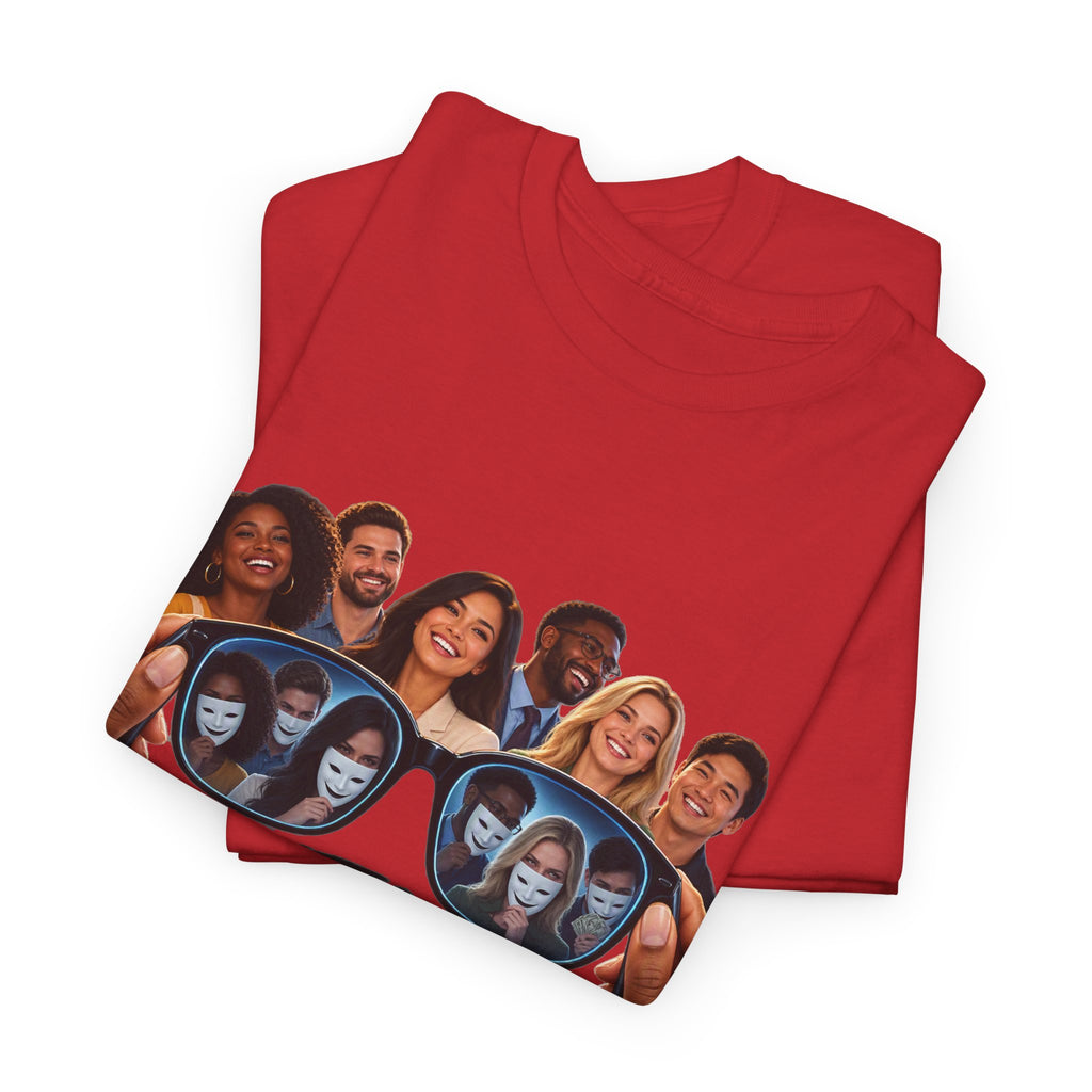 T-Shirt – “Put Your Glasses On” Graphic Tee (Funny Optical Illusion Design)