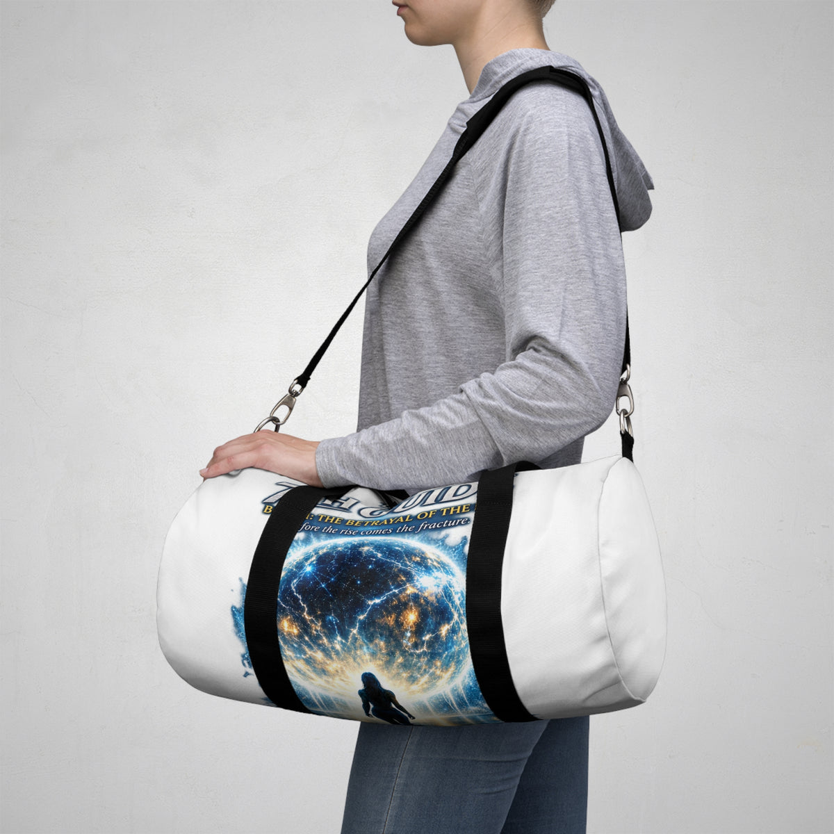 Cosmic Portal Duffel Bag – Sci‑Fi Adventure Travel Bag