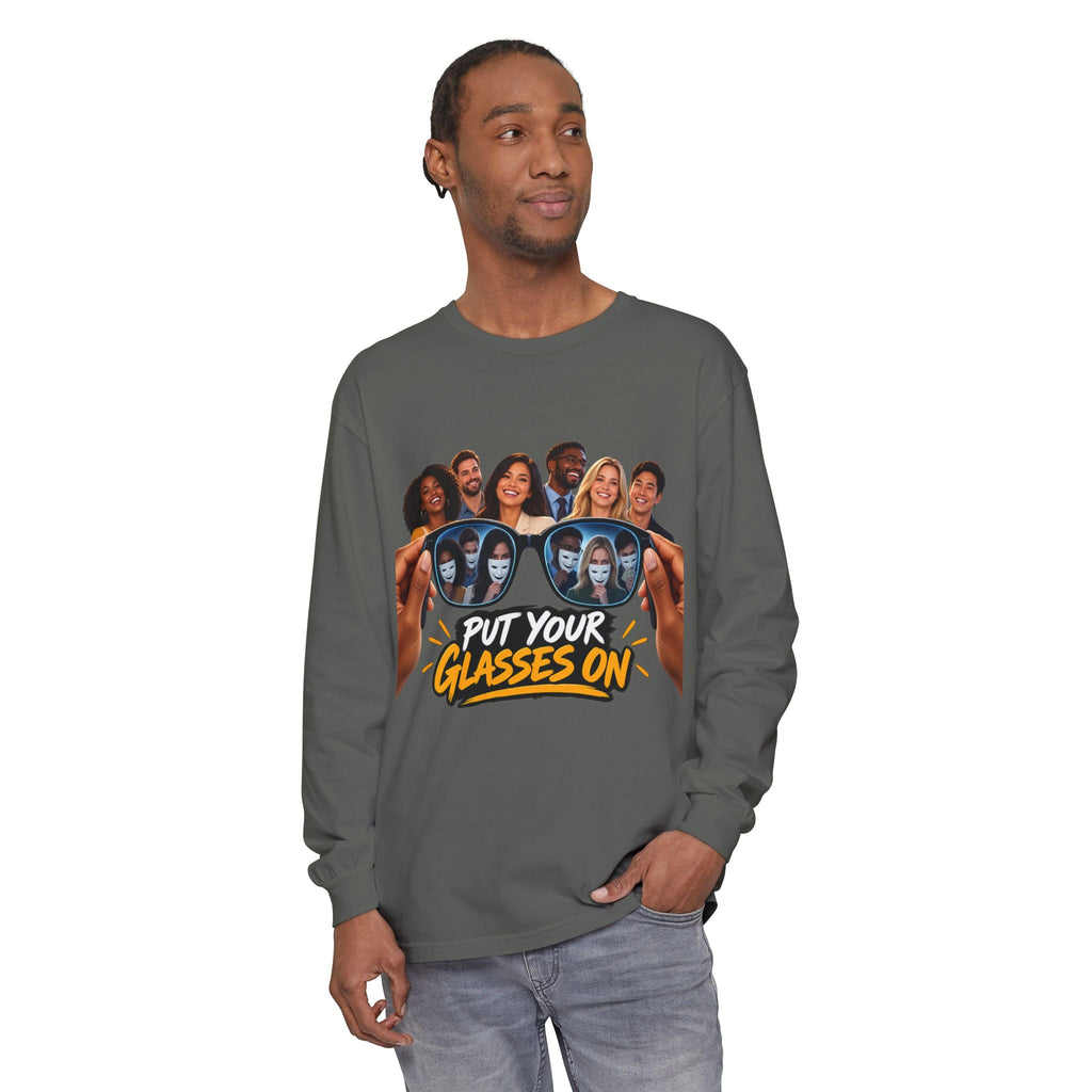 Put Your Glasses On Long Sleeve Tee