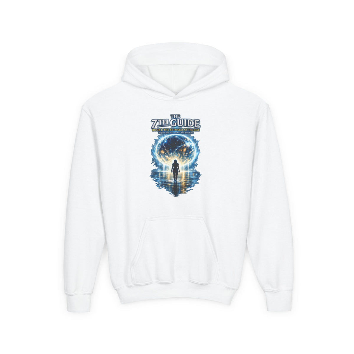 Youth Hoodie — "The Guide" Cosmic Portal Graphic Hoodie