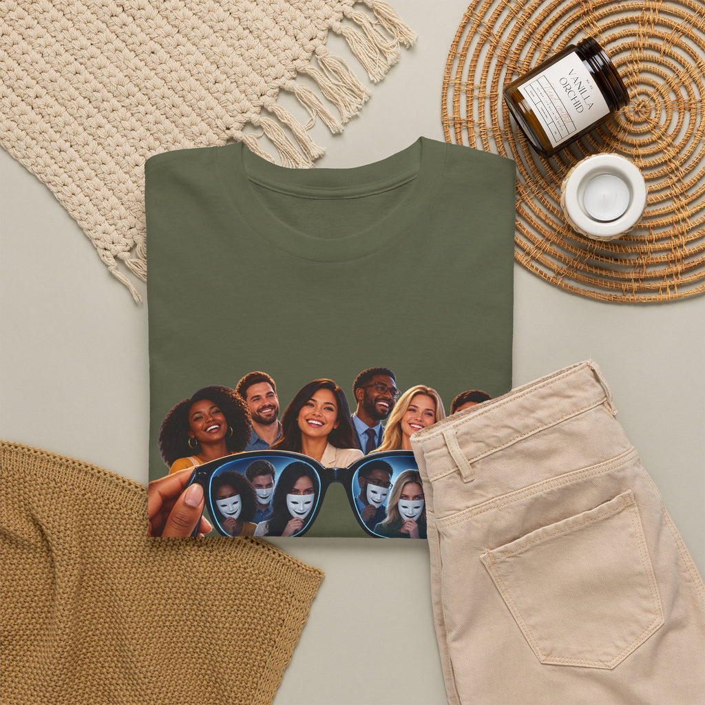 T-Shirt – “Put Your Glasses On” Graphic Tee (Funny Optical Illusion Design)