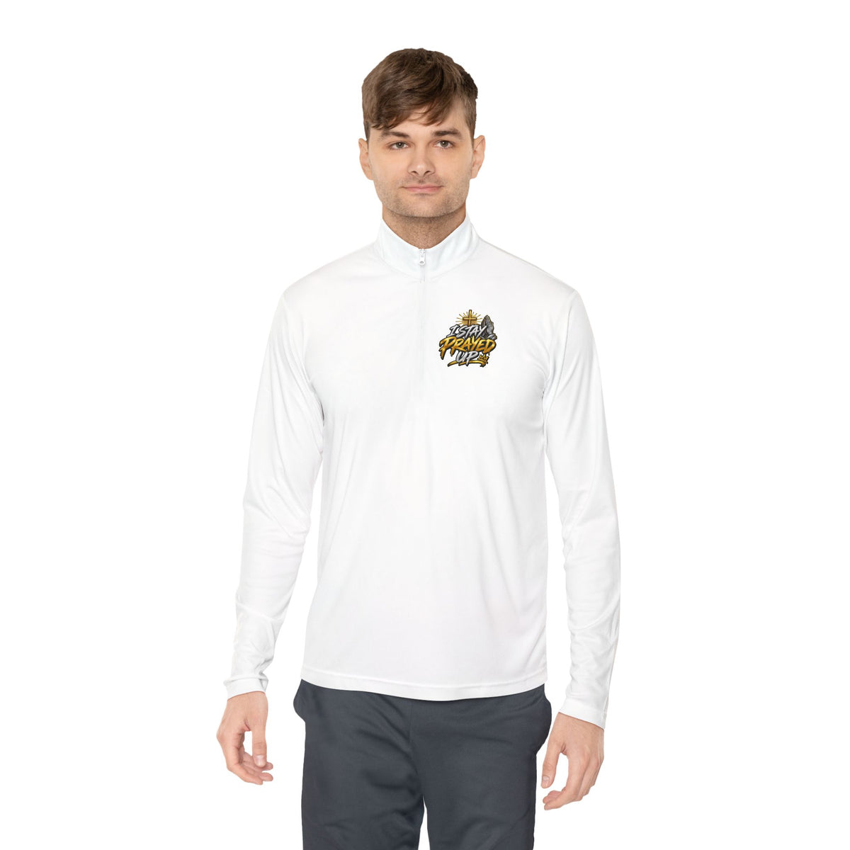 Prayer Pullover — "I Stay Prayed Up" Quarter‑Zip