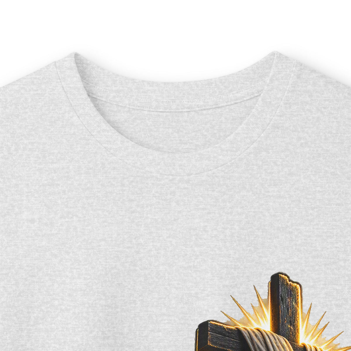 Religious Long Sleeve Tee — "I Submit to Your Will Lord" Cross Graphic
