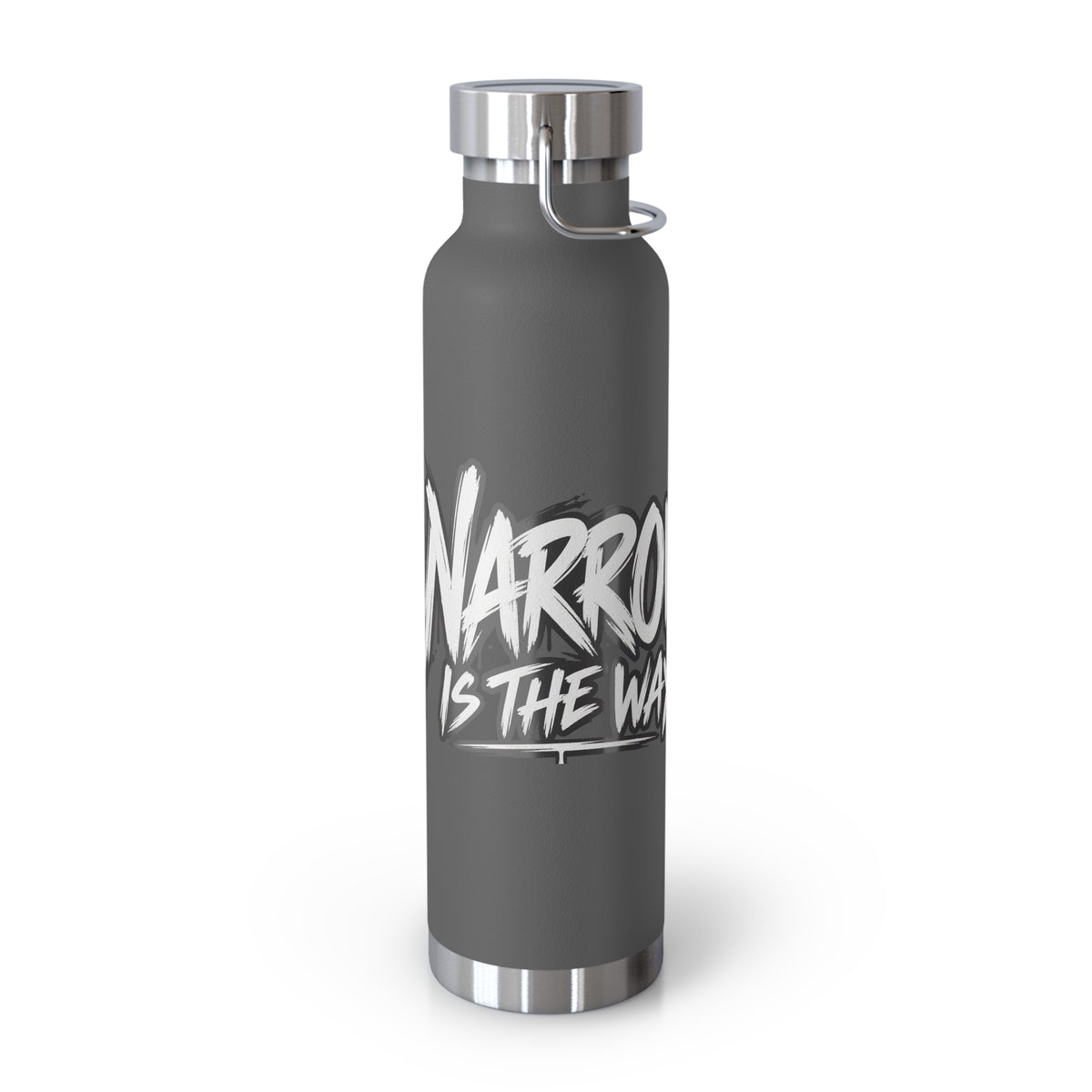 Insulated Water Bottle — 'Narrow Is the Way' Graphic 22oz
