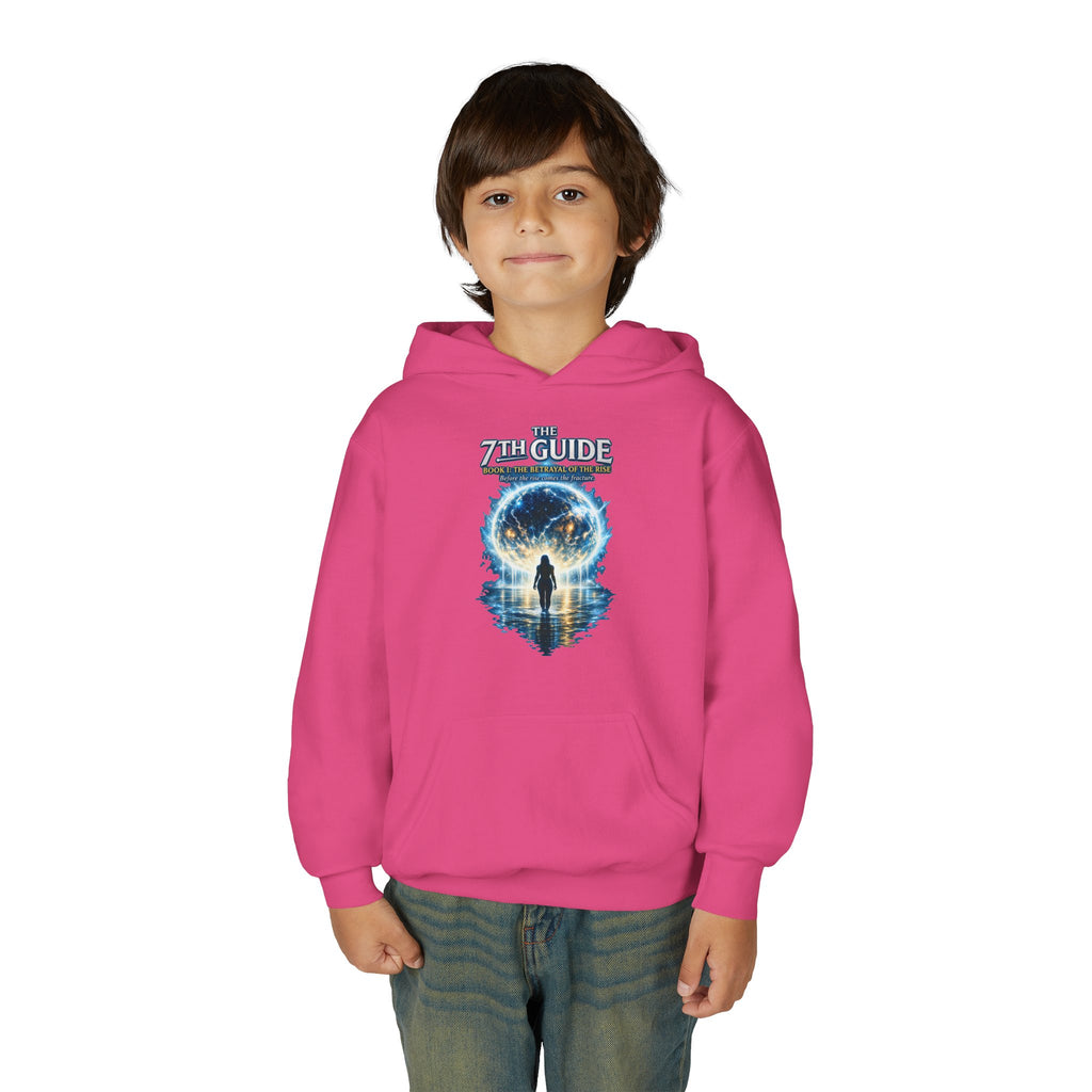 Youth Hoodie — "The Guide" Cosmic Portal Graphic Hoodie