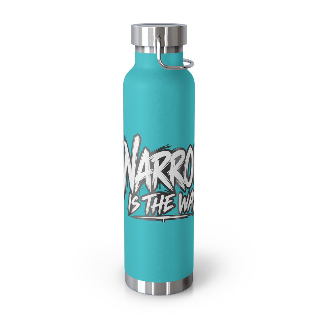 Insulated Water Bottle — 'Narrow Is the Way' Graphic 22oz