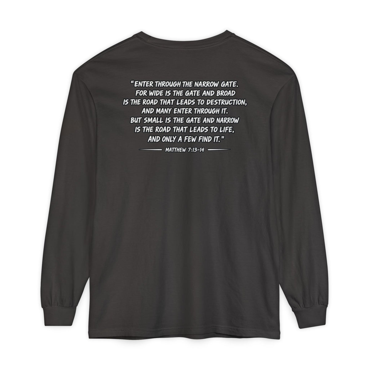 Now I Walk With Purpose Long Sleeve T‑Shirt — Inspirational Christian Faith Tee