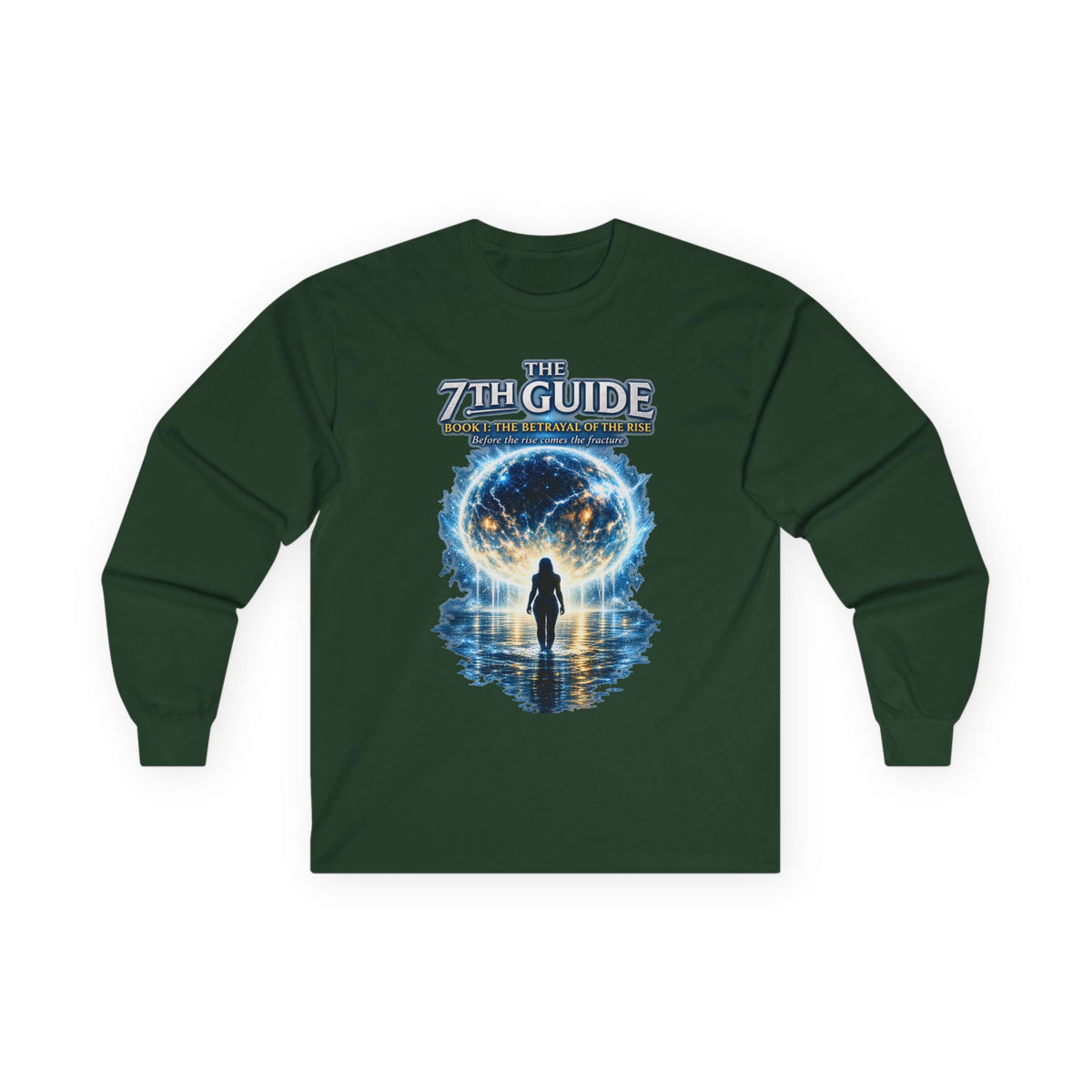 7th Guide Long Sleeve Tee — Cosmic Guide Graphic Shirt