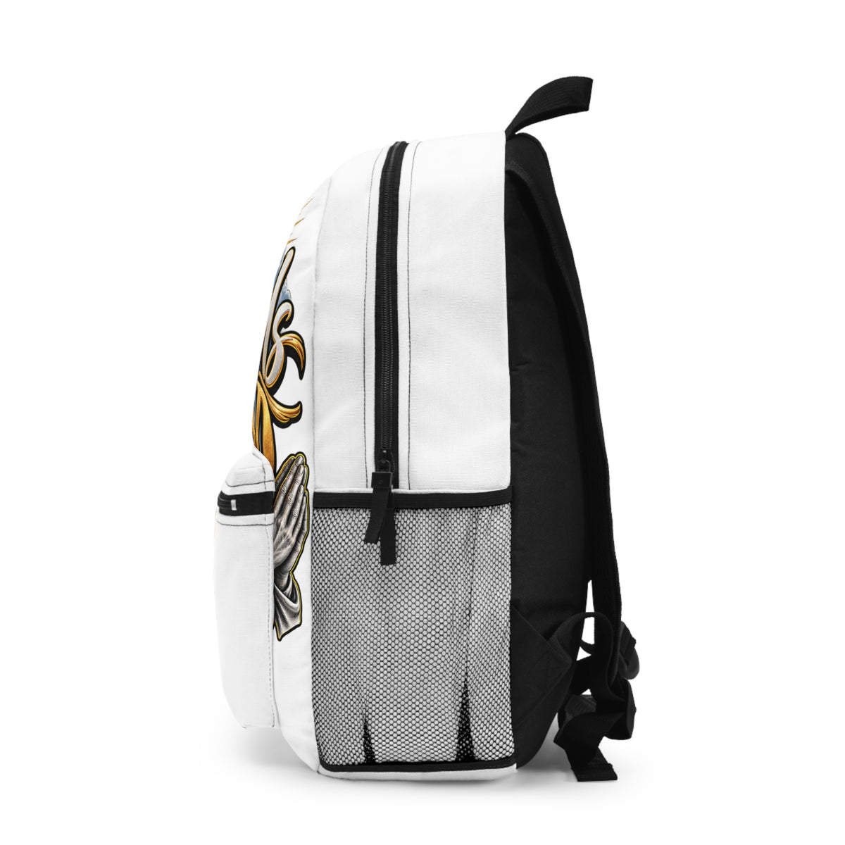 Give Us Bread Cross Backpack – Christian Prayer Faith School Bag