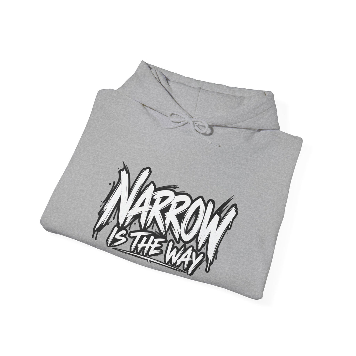 Narrow Is The Way Hoodie — Inspirational Christian Scripture Pullover