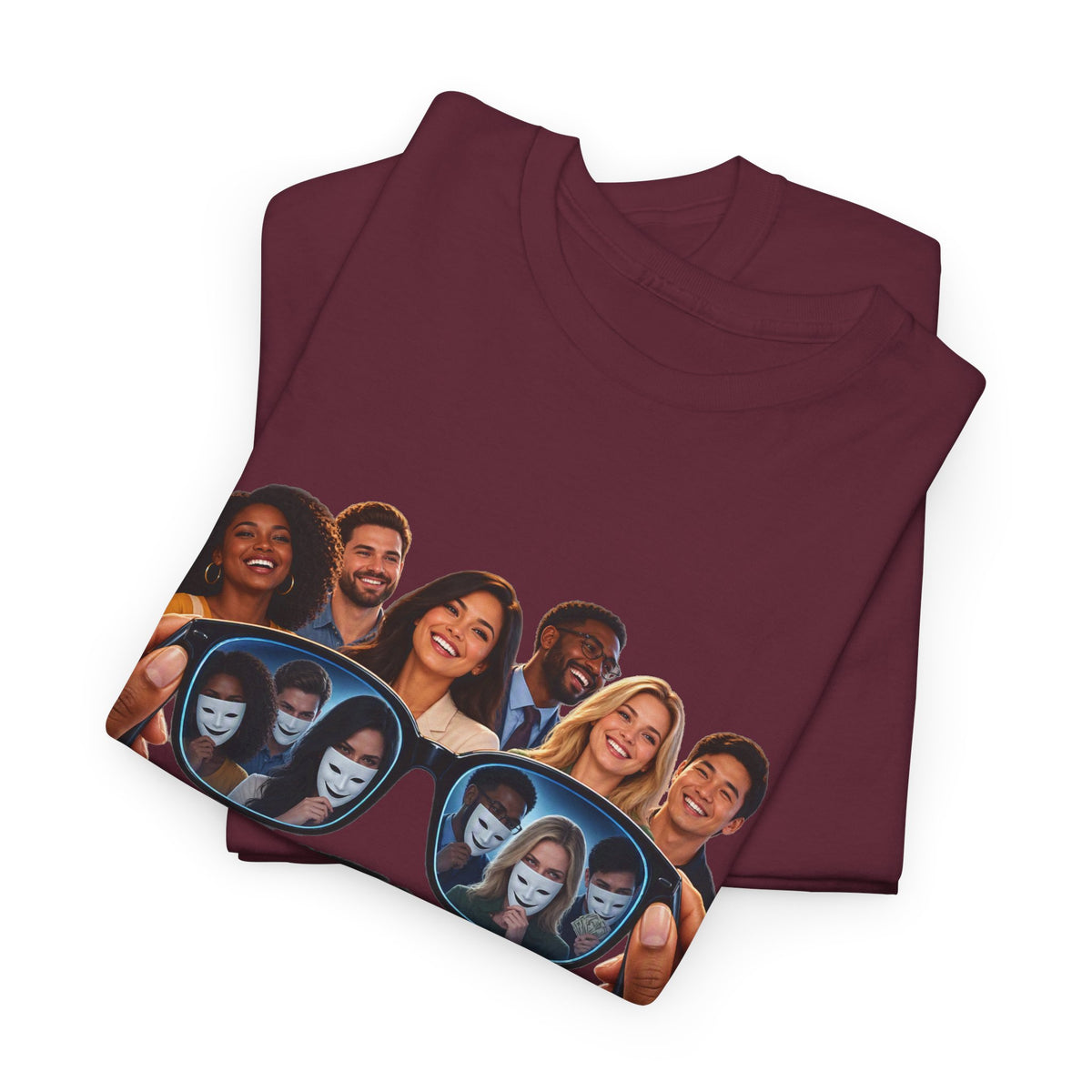 T-Shirt – “Put Your Glasses On” Graphic Tee (Funny Optical Illusion Design)