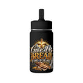 Mini Water Bottle — "Give Us Bread for Today" Christian Inspirational Bottle